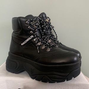 Naked Wolfe Spike Black Boots